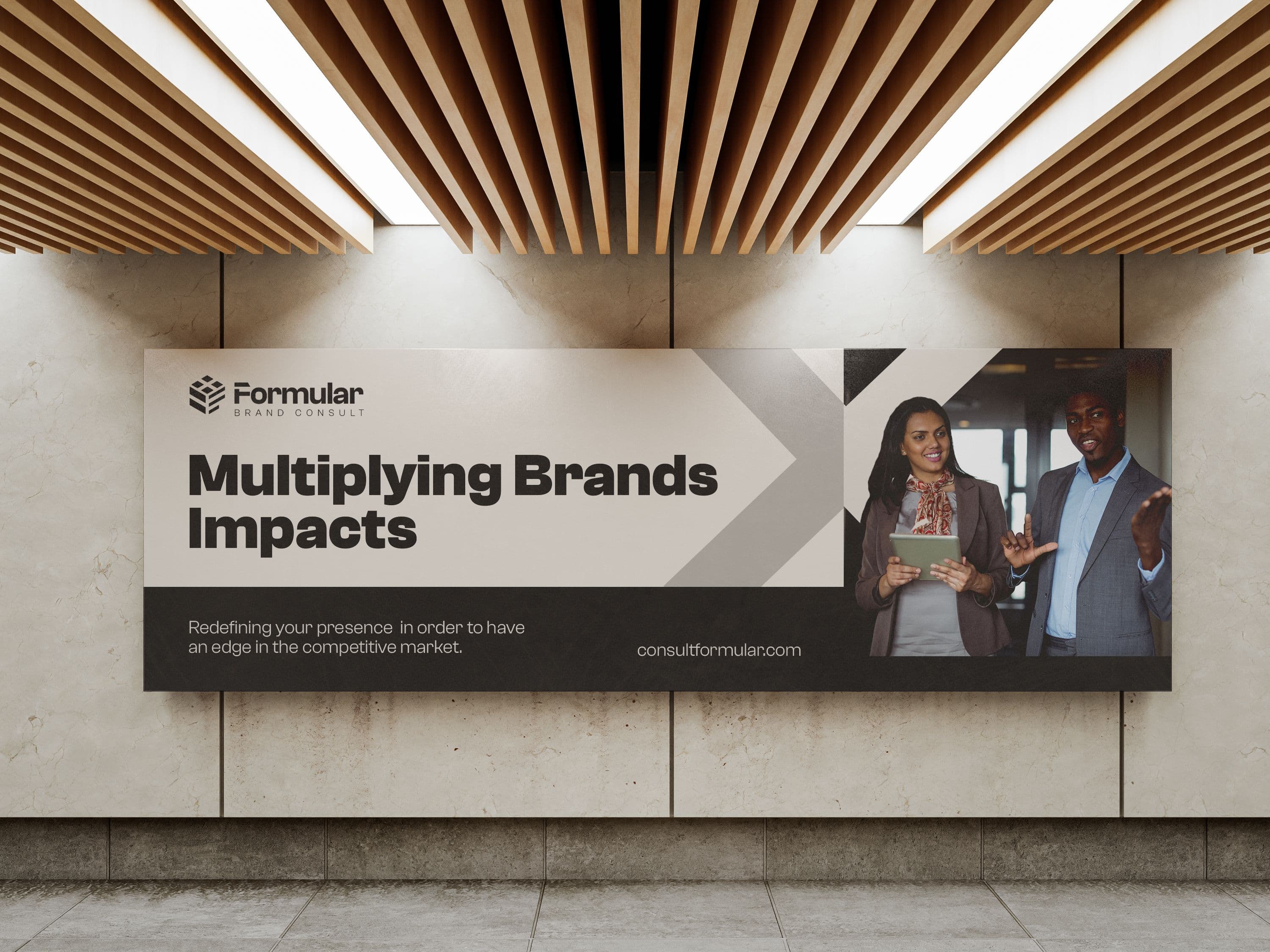 Brand Identity & Application Beyond the logo, Formular Brand Consults’ identity system extends seamlessly across various brand assets, ensuring consistency, recognition, and professionalism. Whether applied to business presentations, stationery, digital platforms, or marketing materials, the identity system reinforces the brand’s promise of structured innovation and strategic problem-solving.